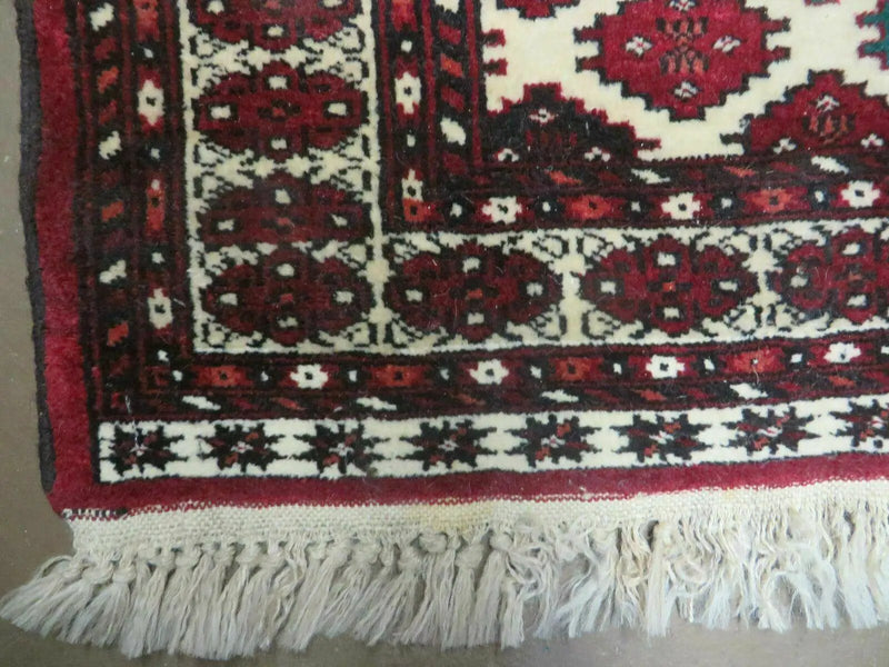 3' X 4' Vintage Handmade Pakistan Bokhara Turkoman Balouch Wool Rug Mat Nice by Jewel Rugs
