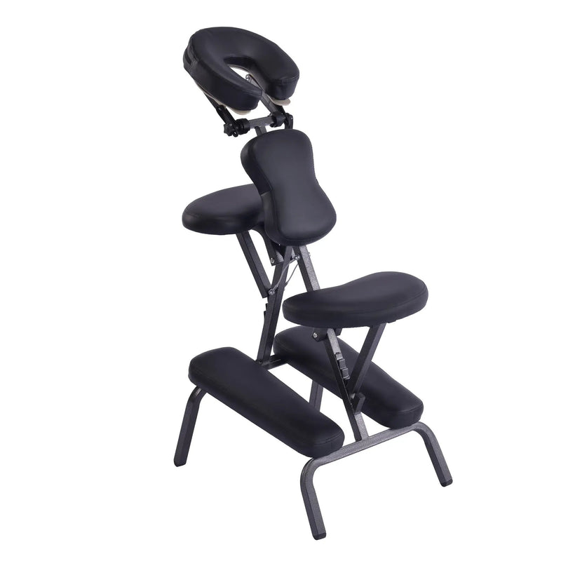 Portable Massage Chair for Tattoo and Spa with Adjustable Face Cradle and Carrying Bag by HouseOfZazla
