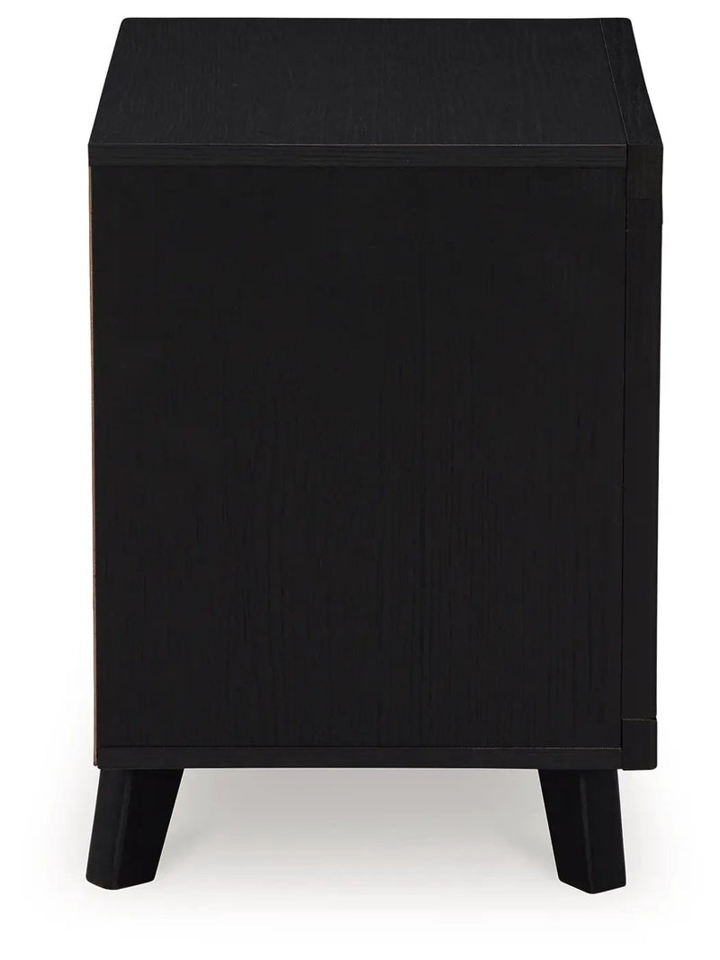 Danziar - Two Drawer Night Stand - Black by Unique Piece Furniture