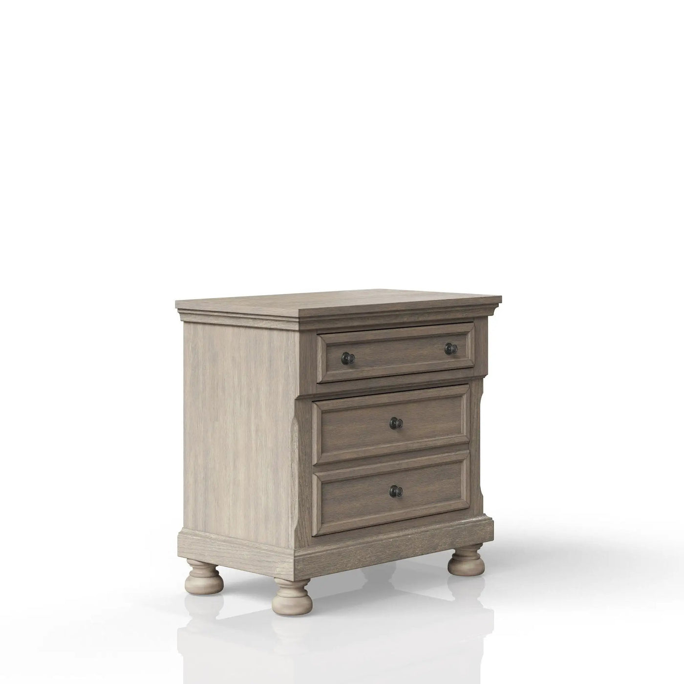 Nightstand Two Storage Drawers by HouseOfZazla