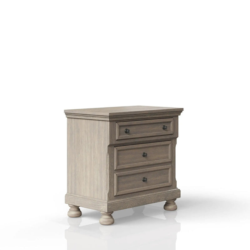 Nightstand Two Storage Drawers by HouseOfZazla