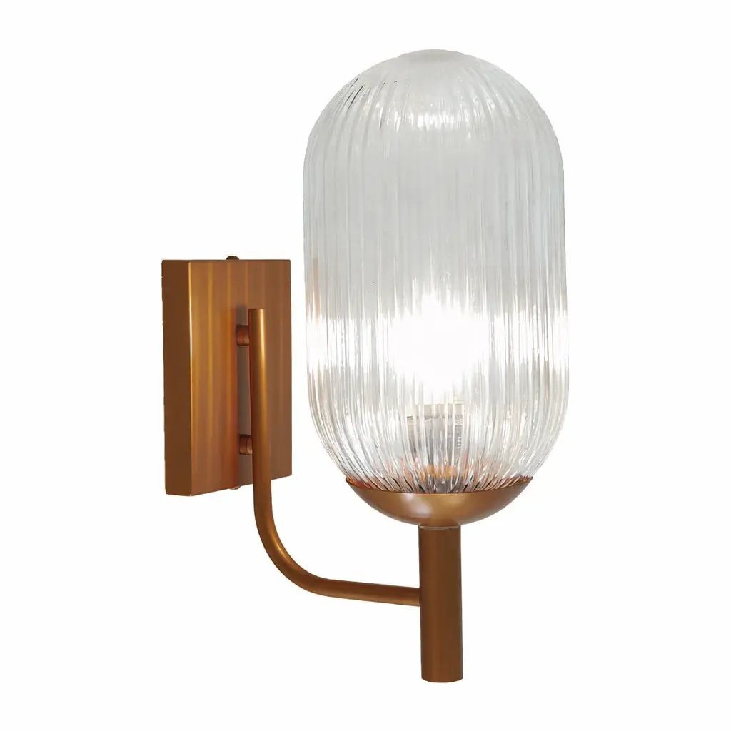 Dewdrop Wall Lamp - Bronze and Clear by HouseOfZazla