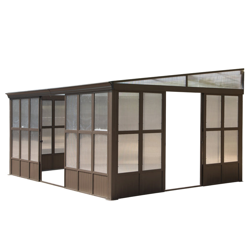 12x16FT All Season Sunroom with Detachable Polycarbonate Windows by HouseOfZazla