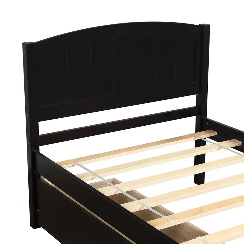 Platform Bed & Headboard, Footboard And Wood Slat Support by HouseOfZazla