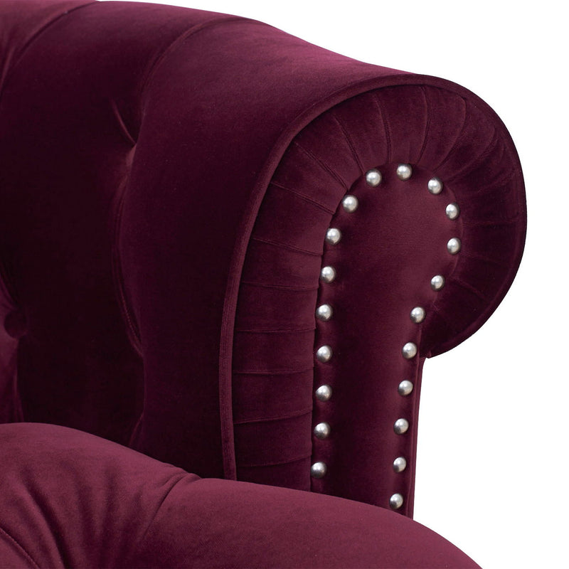 La Rosa - Victorian Chesterfield Tufted Sofa by HouseOfZazla