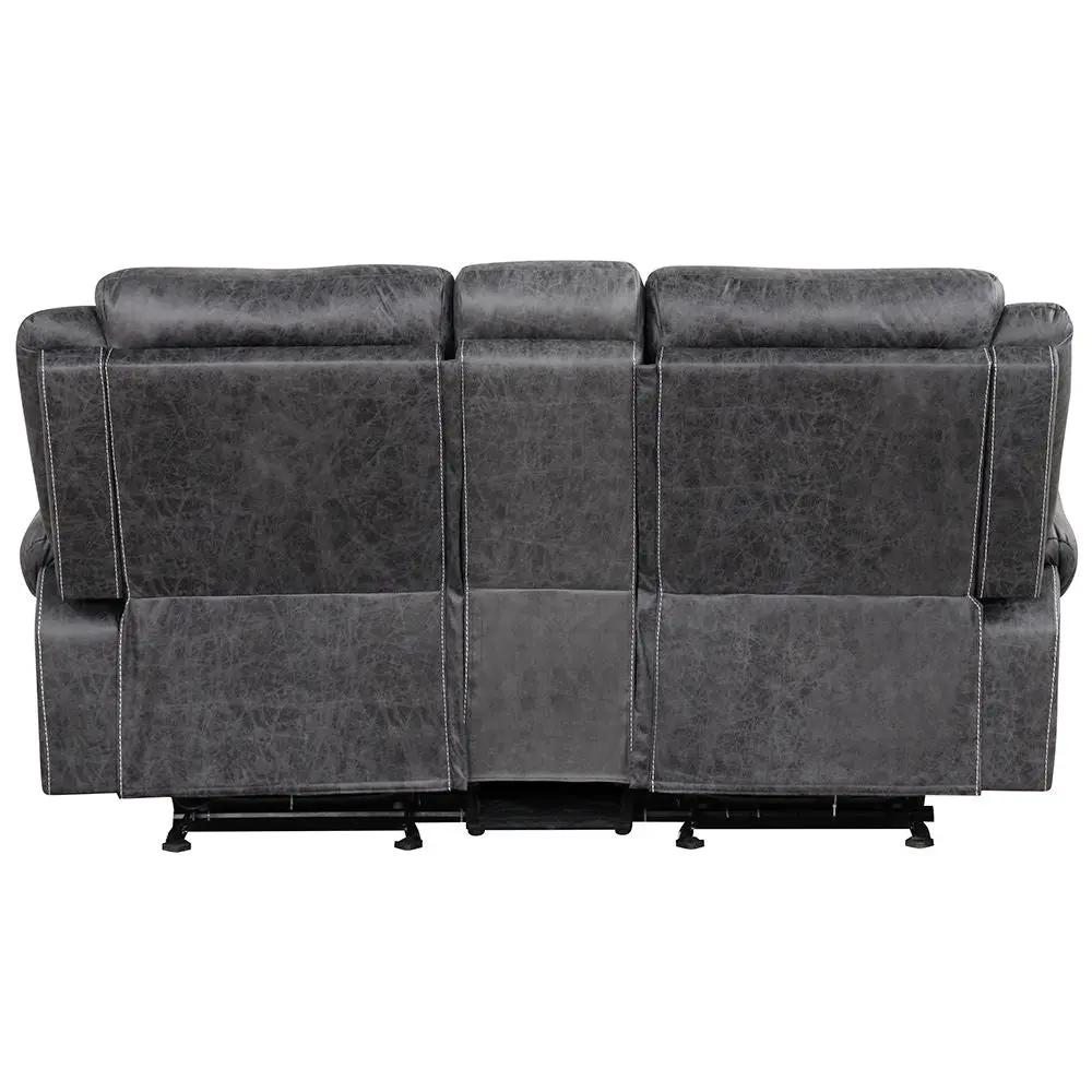 Zubaida - Loveseat w/USB Dock & Console (Glider & Motion) by Unique Piece Furniture