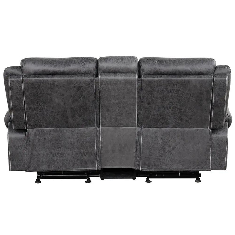 Zubaida - Loveseat w/USB Dock & Console (Glider & Motion) by Unique Piece Furniture