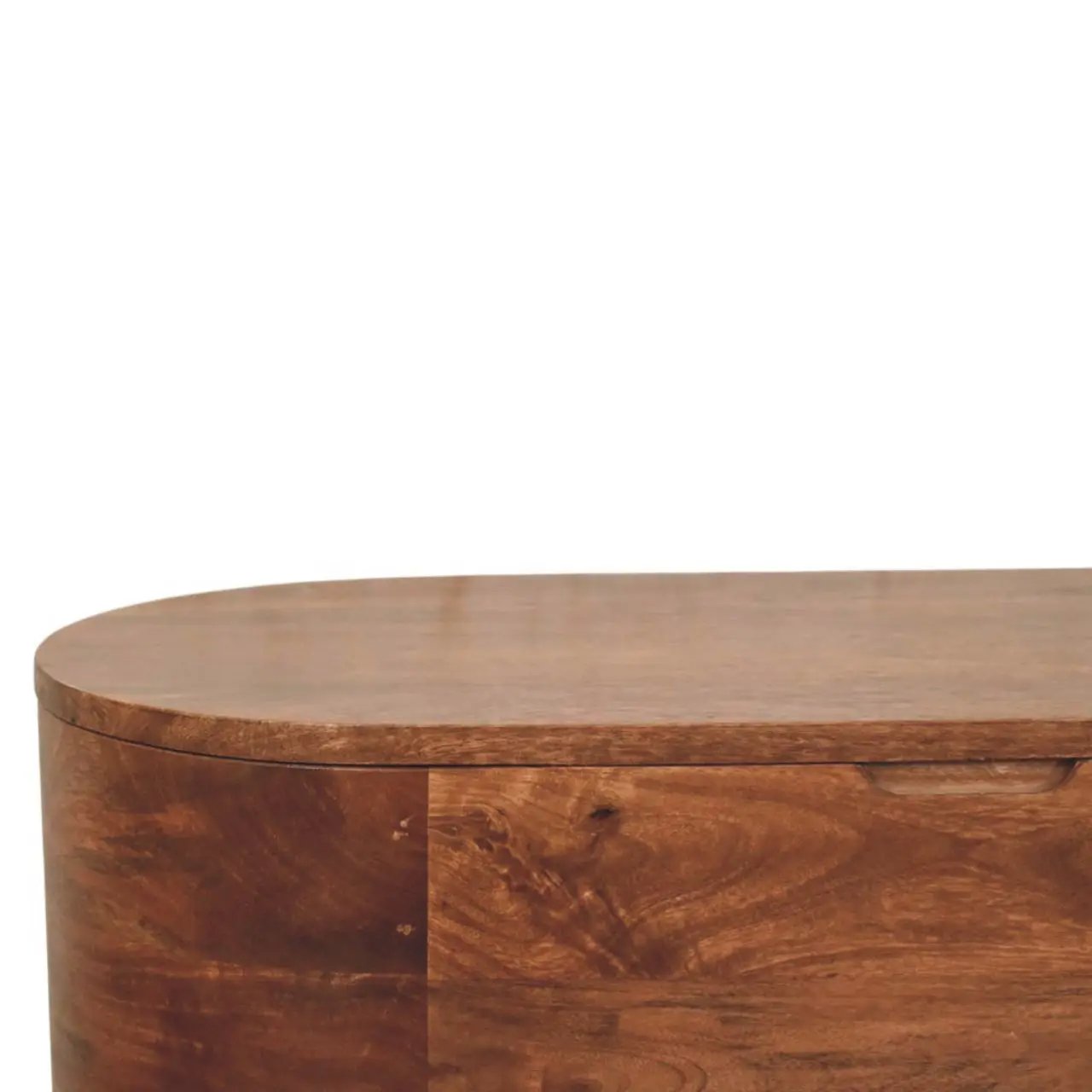 Solid Wood Curva Storage Trunk by HouseOfZazla