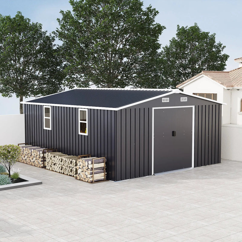 Campcraft 10x12ft Color Steel Plate Storage Shed by HouseOfZazla
