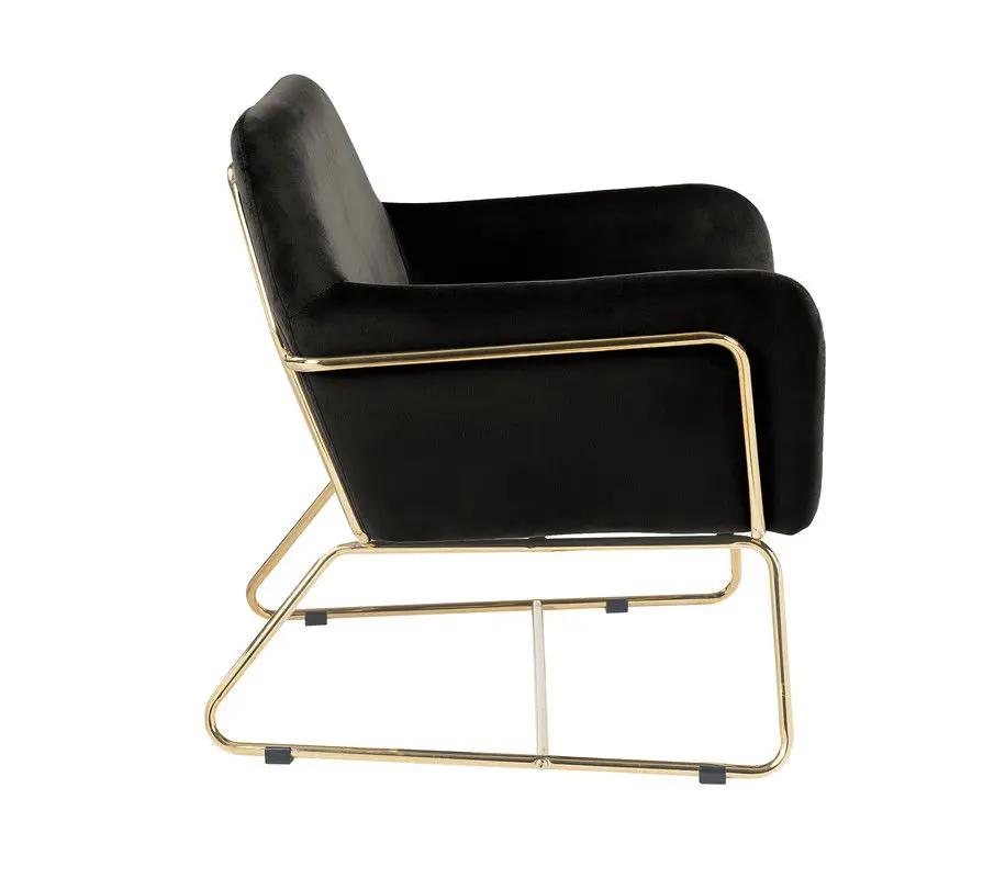 Keira - Accent Chair With Metal Base by HouseOfZazla