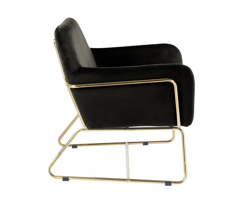 Keira - Accent Chair With Metal Base by HouseOfZazla