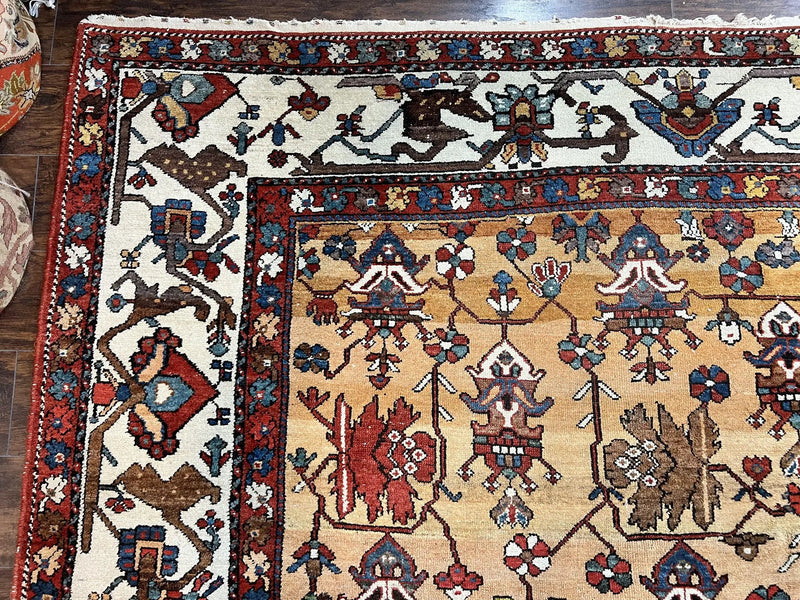 Antique Persian Bakhtiari Rug 14x19 – Rare Palace Size Carpet by Jewel Rugs