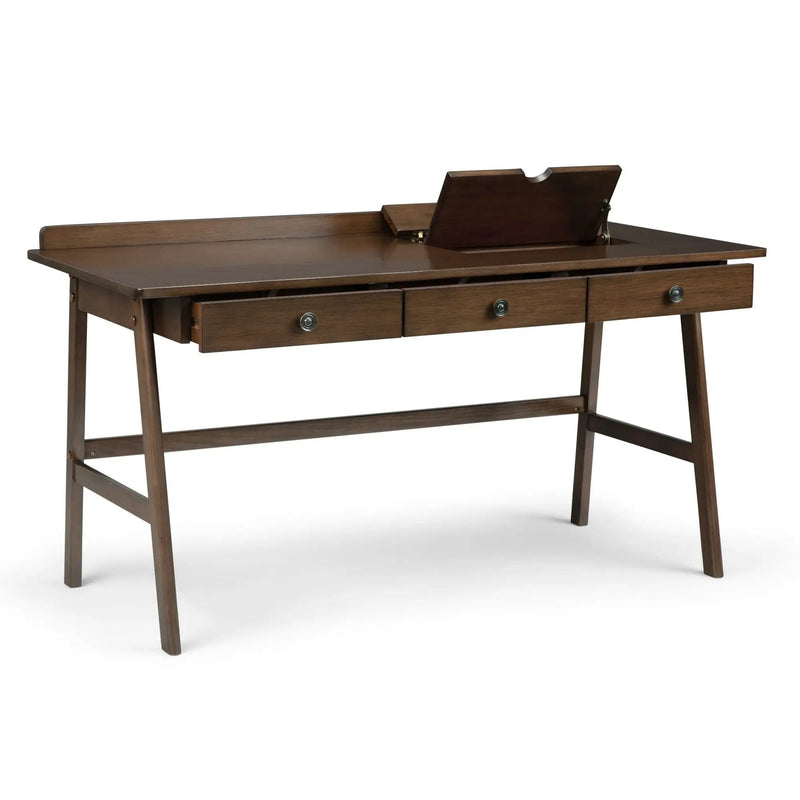 Rylie - Desk - Natural Aged Brown by Unique Piece Furniture