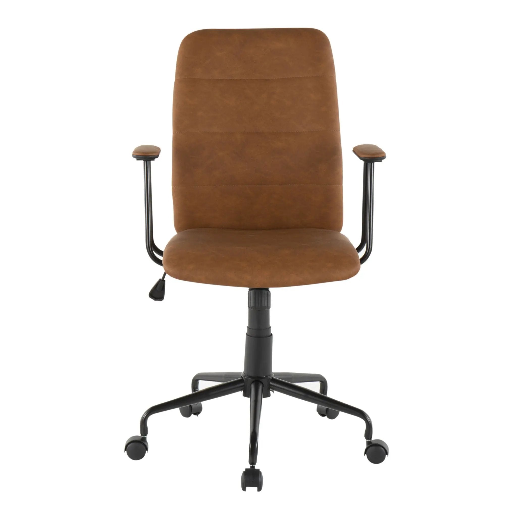 Fredrick - Contemporary Office Chair - Brown by HouseOfZazla