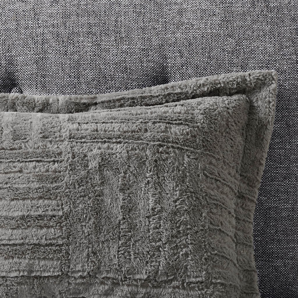King/Cal King Faux Fur Down Alternative Comforter Mini Set by HouseOfZazla