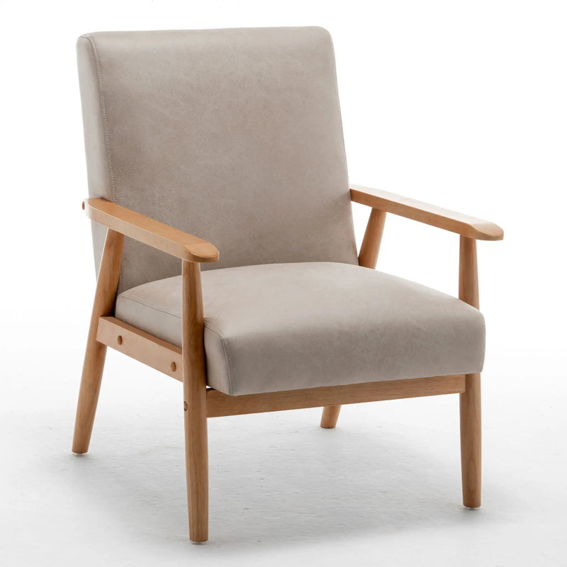 Wide Classic Mid-Century Modern Arm Chair by HouseOfZazla