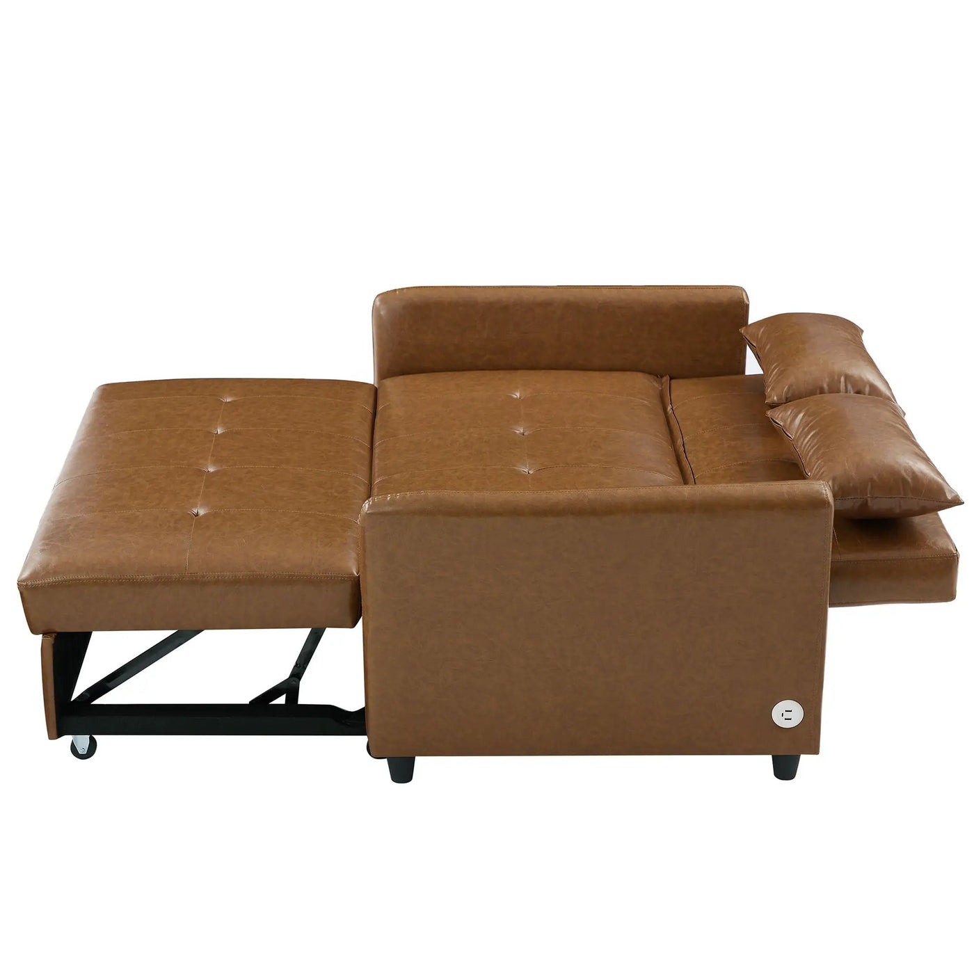 Convertible Sleeper Sofa Bed With 3 USB Ports by HouseOfZazla