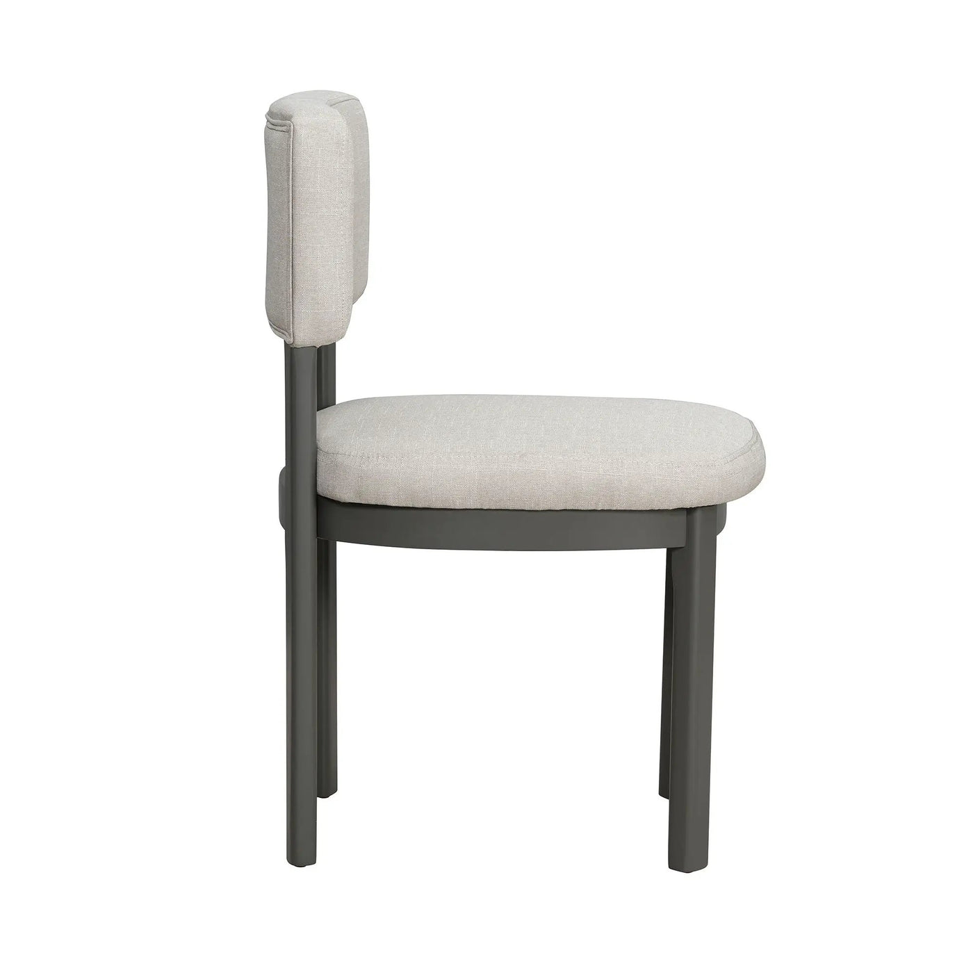 Dining Table Set With 6 Upholstered Chairs, Rectangular Table With Cutout Legs by HouseOfZazla