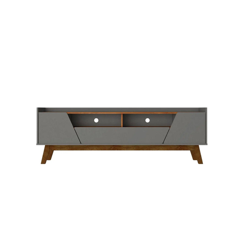 Marcus - TV Stand With 4 Shelves And Soft Close Doors by HouseOfZazla