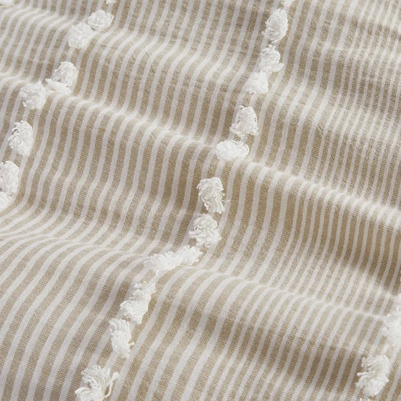 King 3 Piece Cotton Yarn Dyed Duvet Cover Set by HouseOfZazla