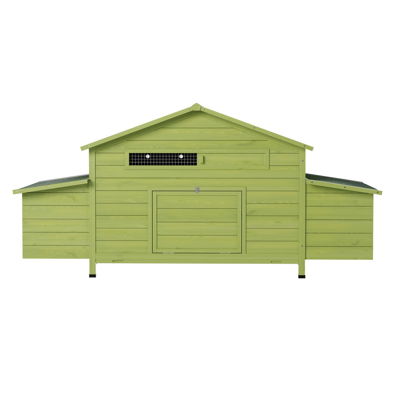 11.12 ft² Large Wooden Chicken Coop with Nesting Boxes & Perch by HouseOfZazla