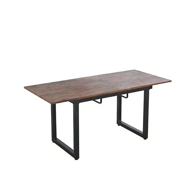 Square Extendable Dining Table With Metal Legs by Unique Piece Furniture
