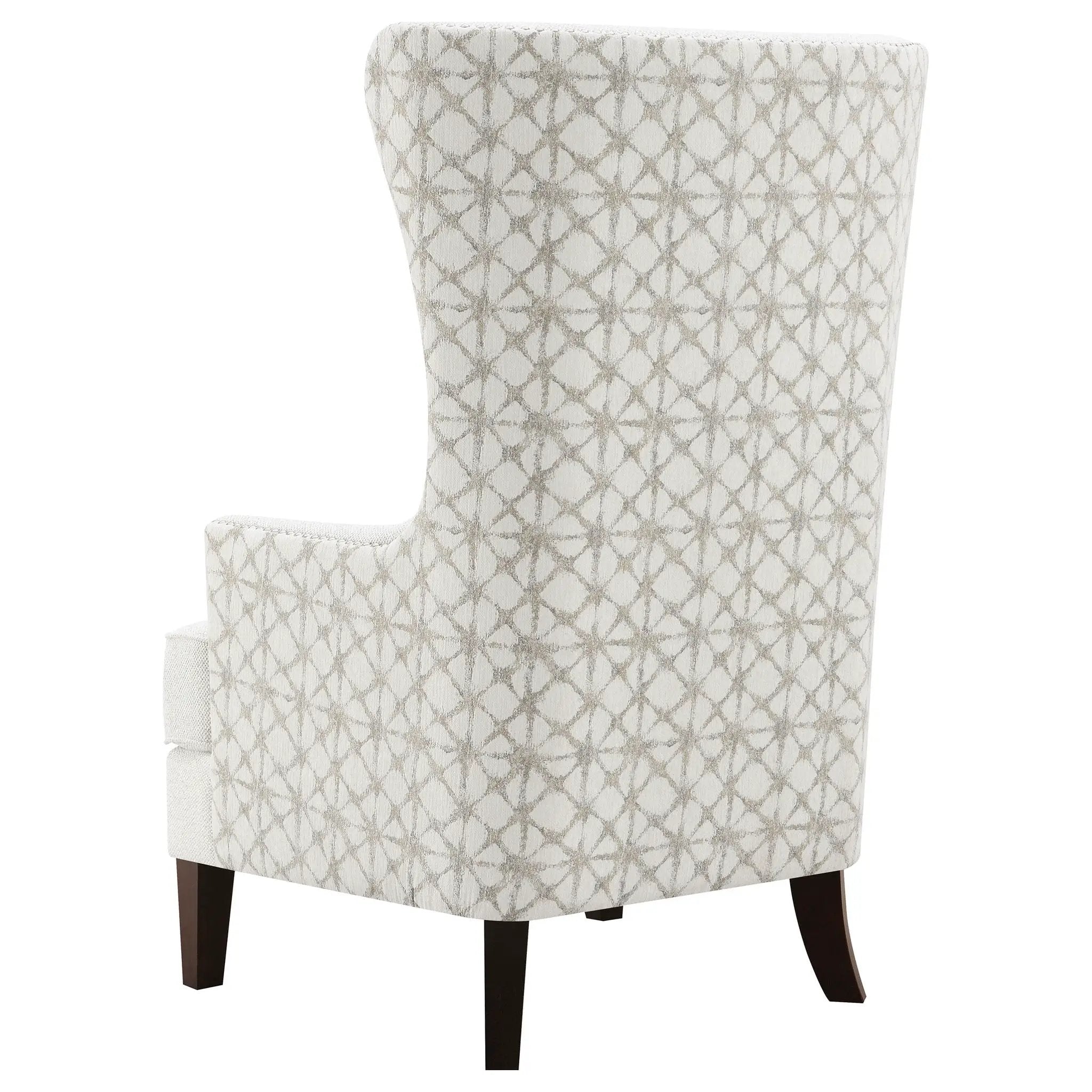 Pippin Upholstered High Wingback Accent Chair Latte by Unique Piece Furniture