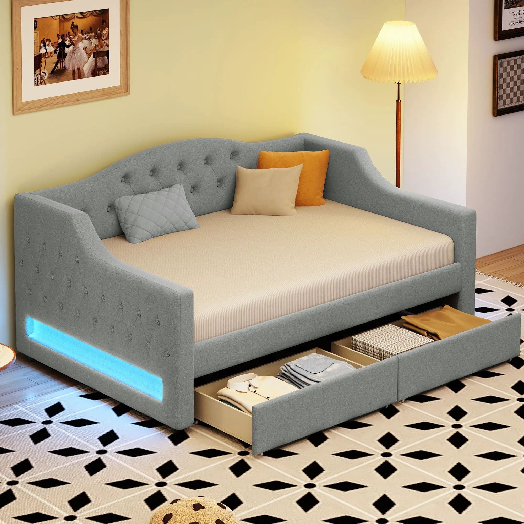 Daybed With LED Belt by Unique Piece Furniture