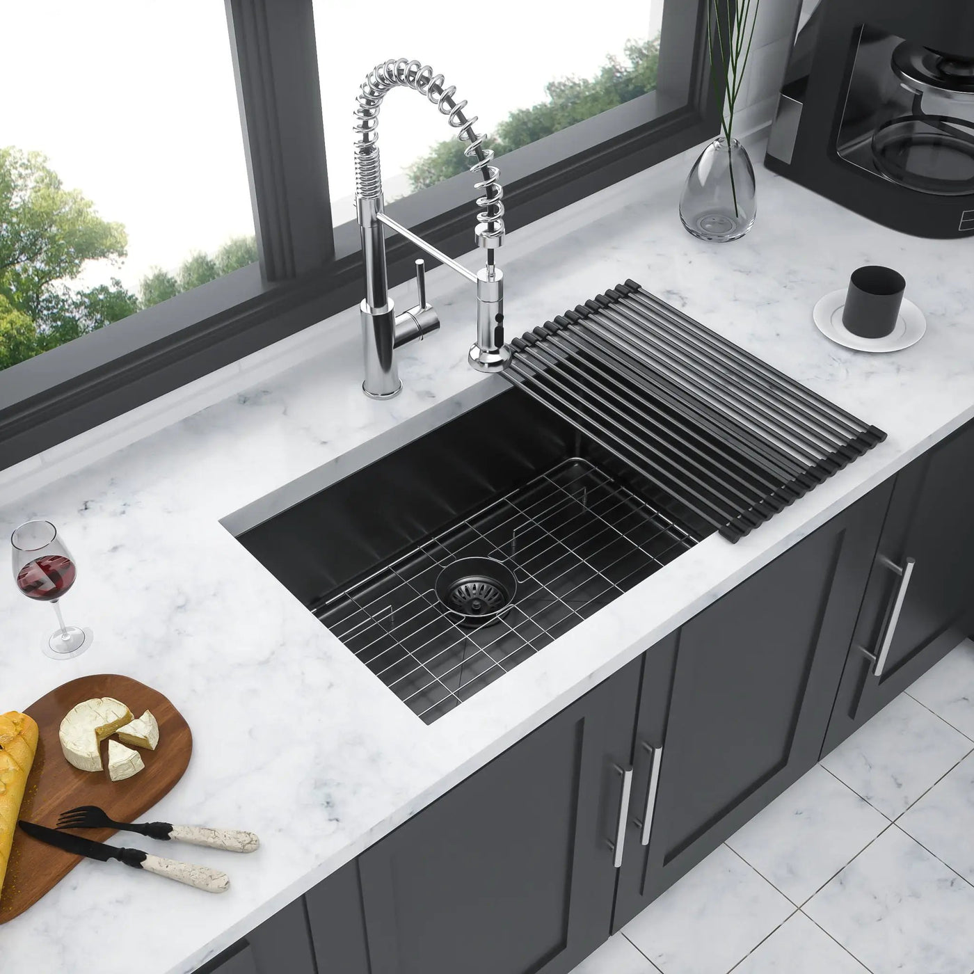 Undermount Kitchen Sink With Deep Single Bowl by HouseOfZazla