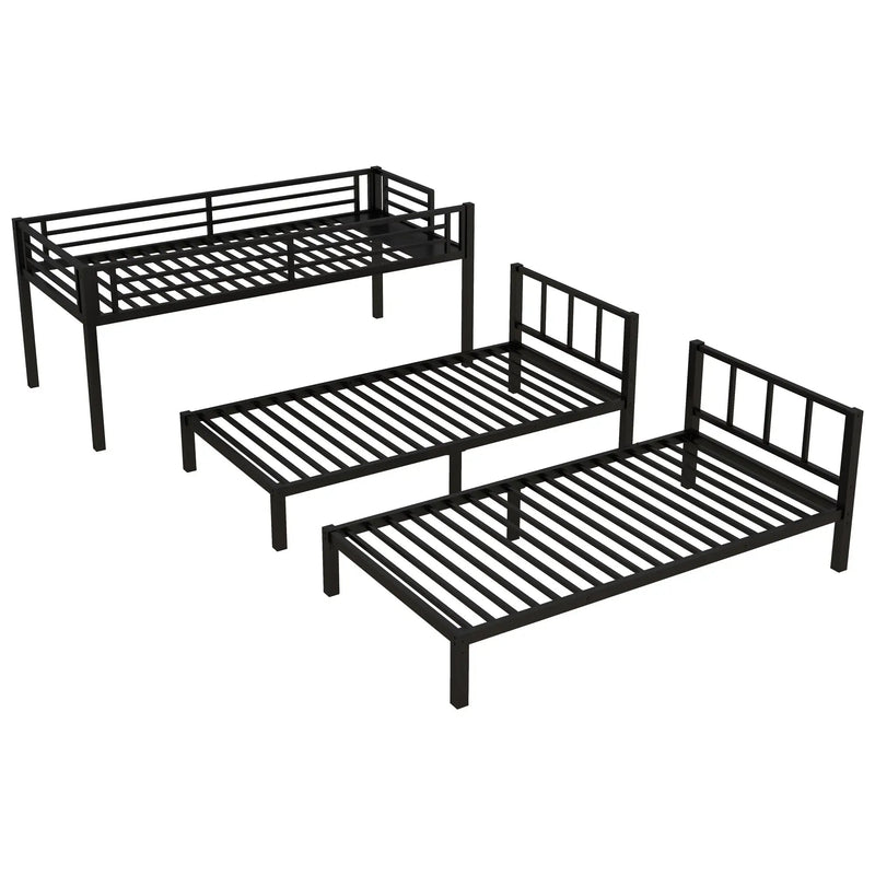 Metal Triple Bunk Bed for Kids by HouseOfZazla