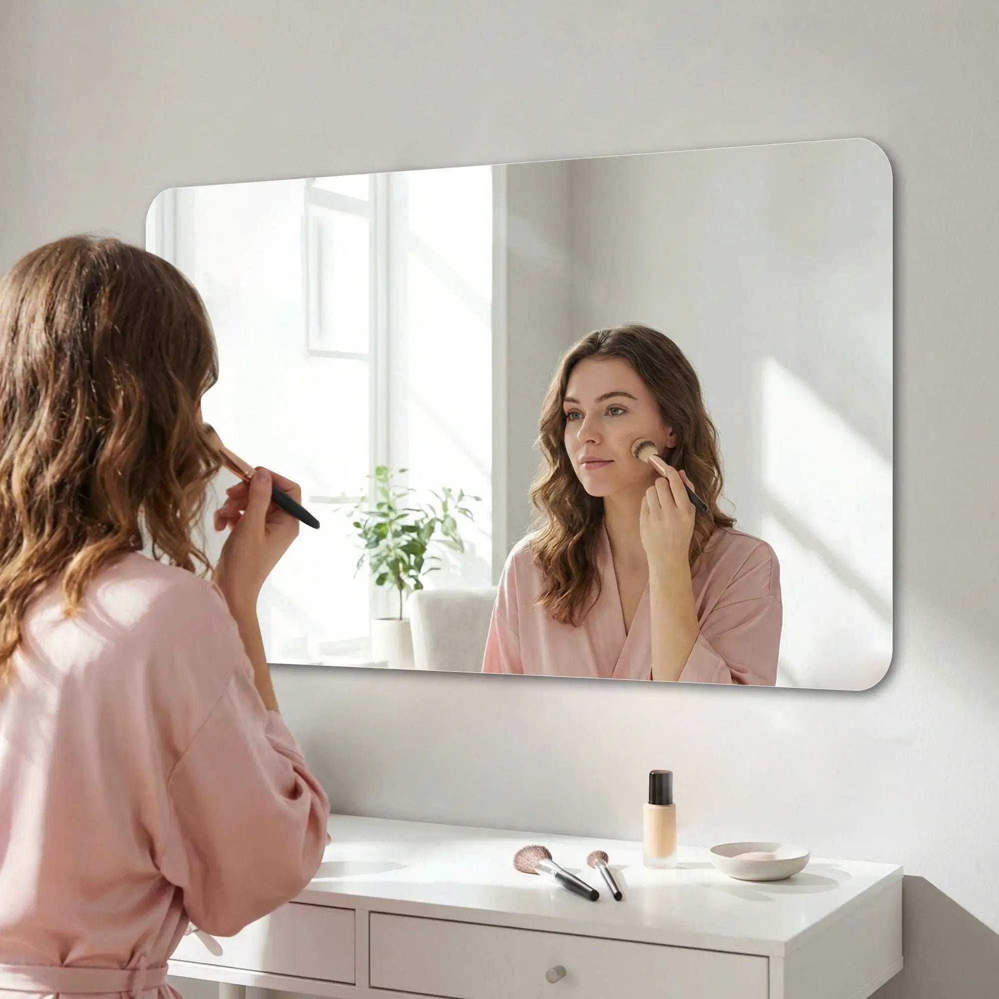 Bathroom Vanity Mirror, Wall-Mounted Mirror For Bathroom Anti-Fog, Waterproof by Unique Piece Furniture