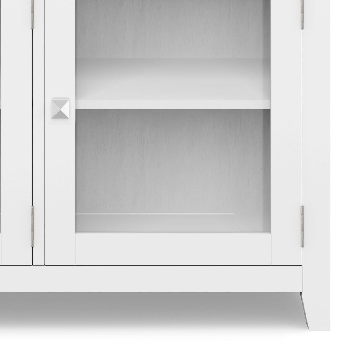 Handcrafted Sideboard Buffet with Glass Doors – Dark Brown, Light Brown, White, photo 14 of 27