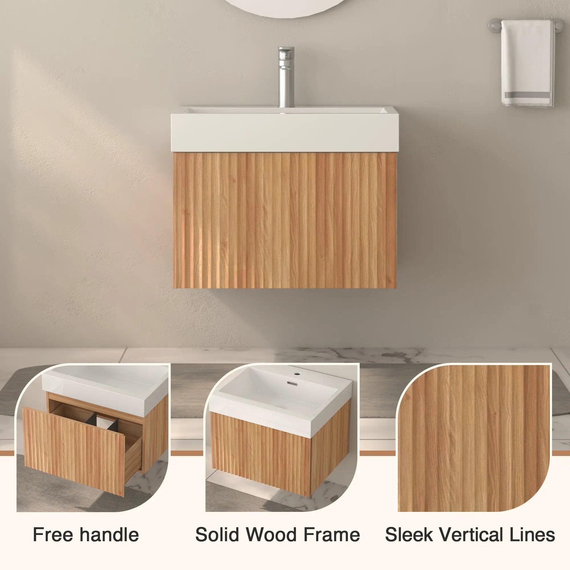 24" Bathroom Vanity with Sink by HouseOfZazla