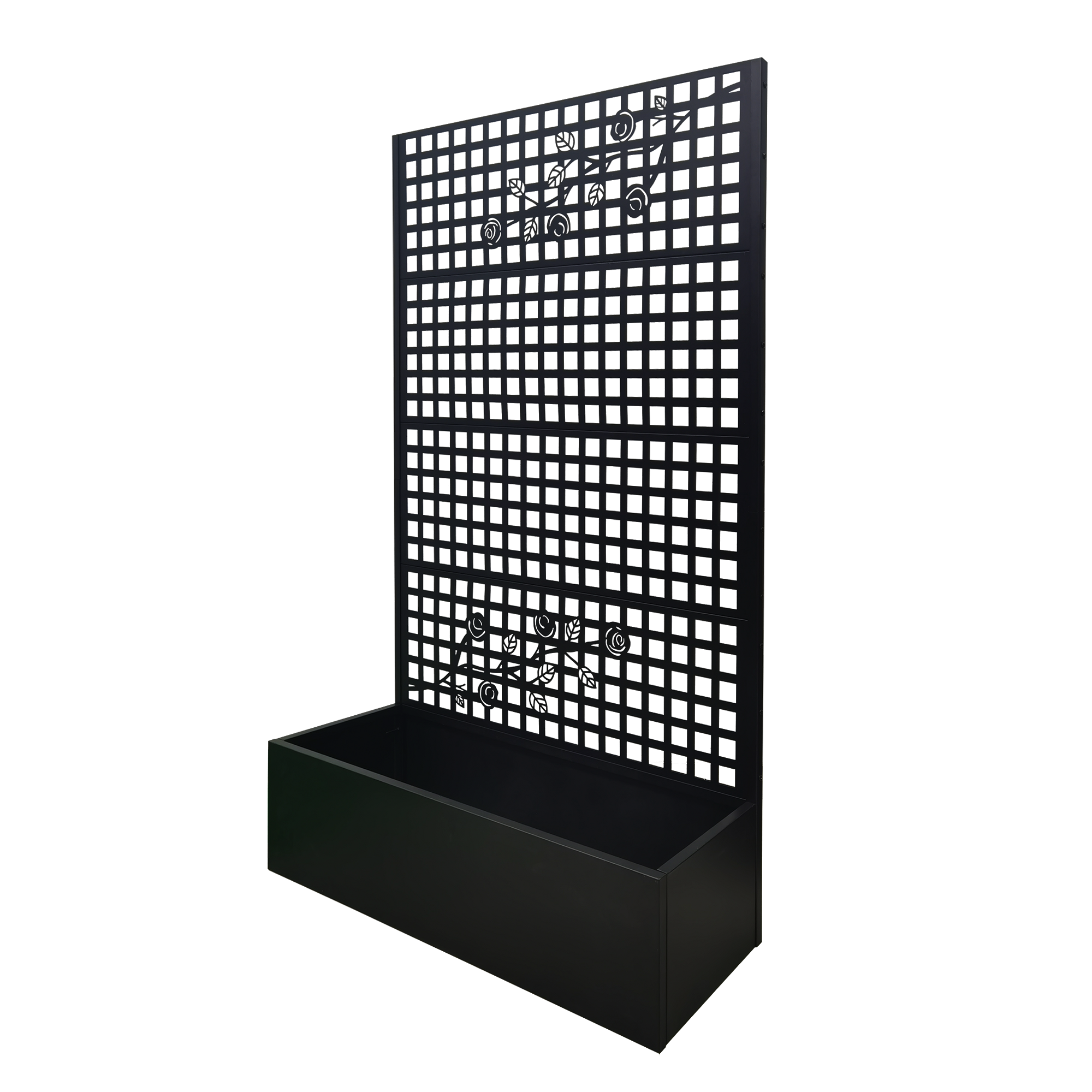 Metal Planter Box with Trellis by HouseOfZazla