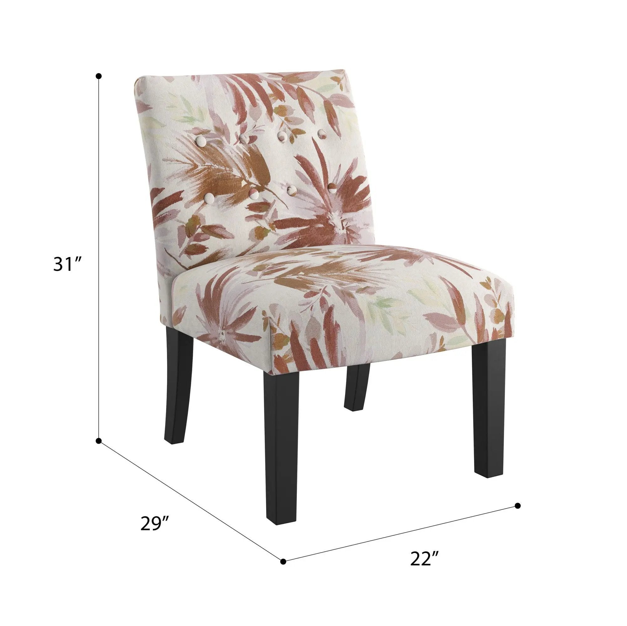 Verma - Floral Accent Chair by Unique Piece Furniture