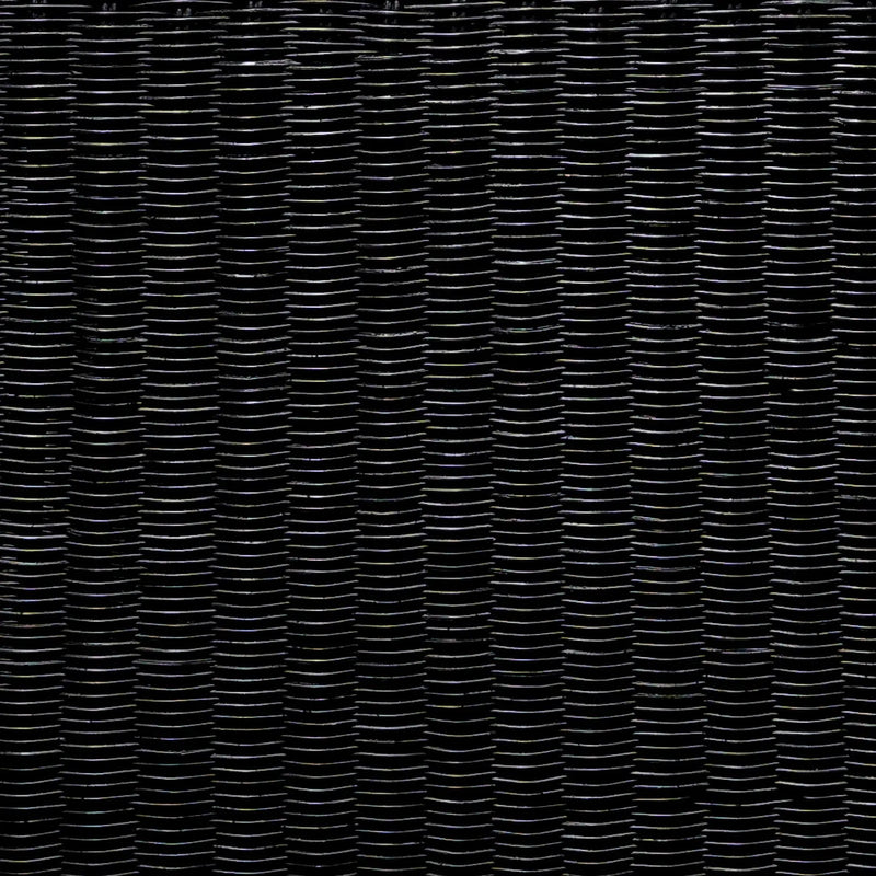Cahya Woven Rattan Square End Table Black by Unique Piece Furniture