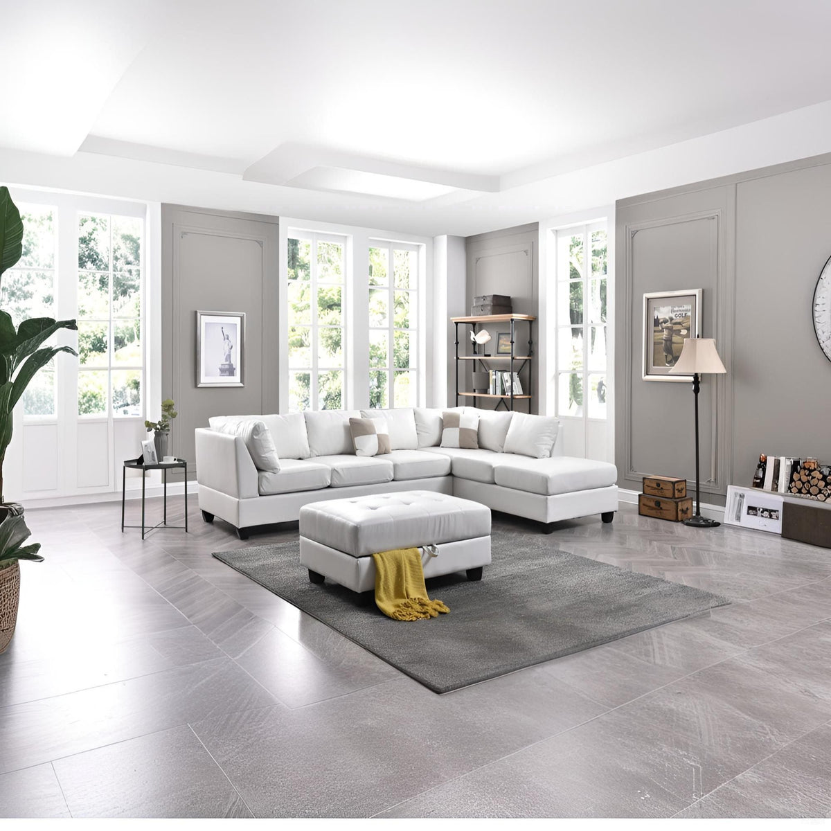 Comfort Sectional with Removable Backs - Multiple Colors, photo 30 of 40