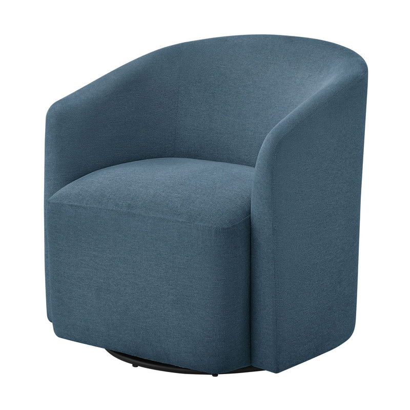 Ardena - Modern Swivel Barrel Chair by HouseOfZazla