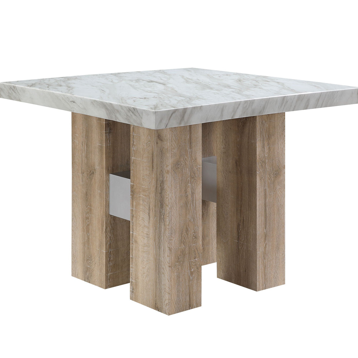 Mikha Bar Table with Extra Thick Top - Black, White, or Light Brown, photo 13 of 18