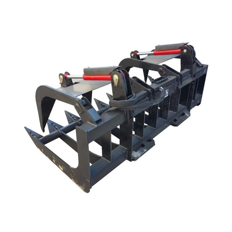 74-Inch Heavy-Duty Skid Steer Root Grapple Bucket Attachment (SAK65741) by SAKSBY WHOLESALE