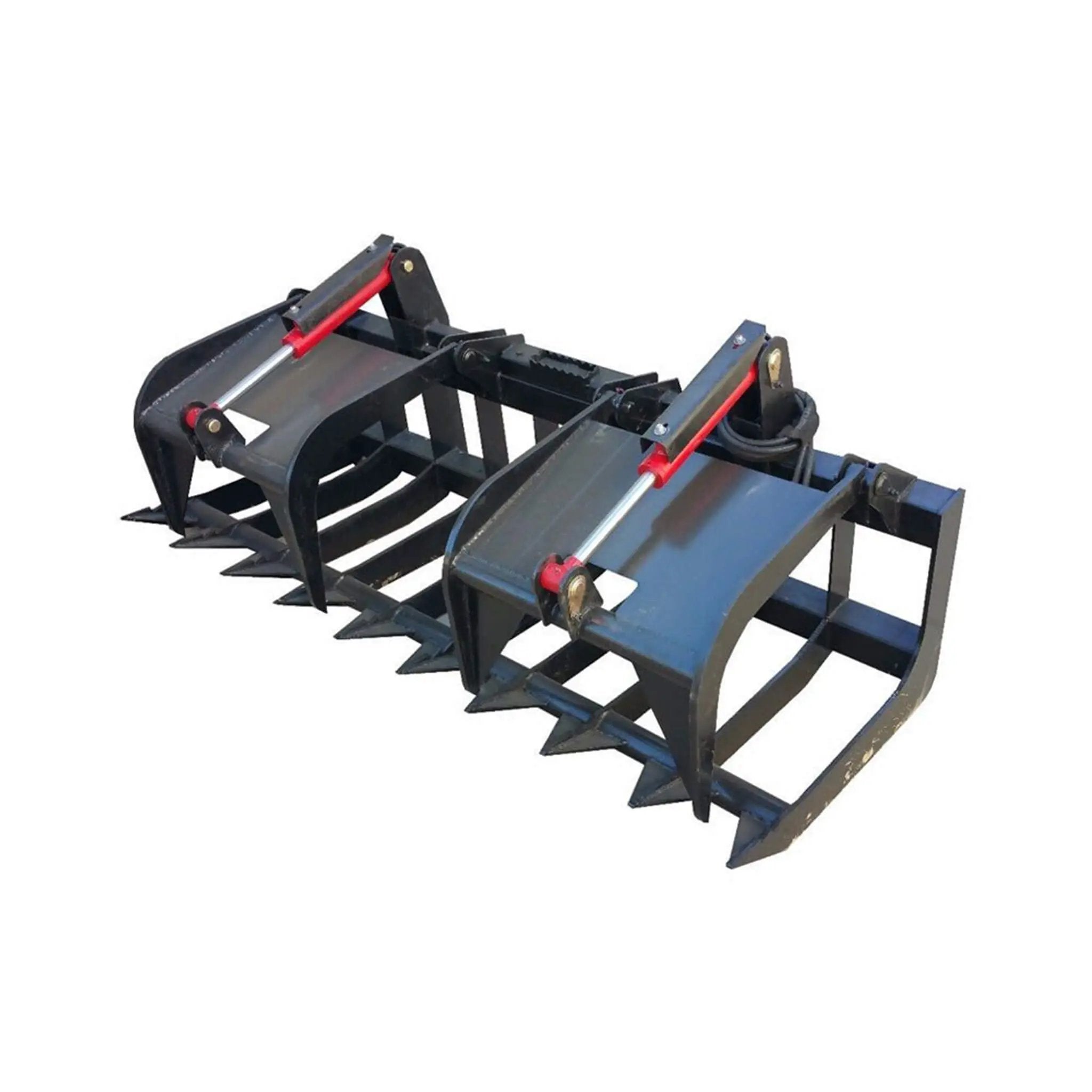 74-Inch Heavy-Duty Skid Steer Root Grapple Bucket Attachment (SAK65741) by SAKSBY WHOLESALE