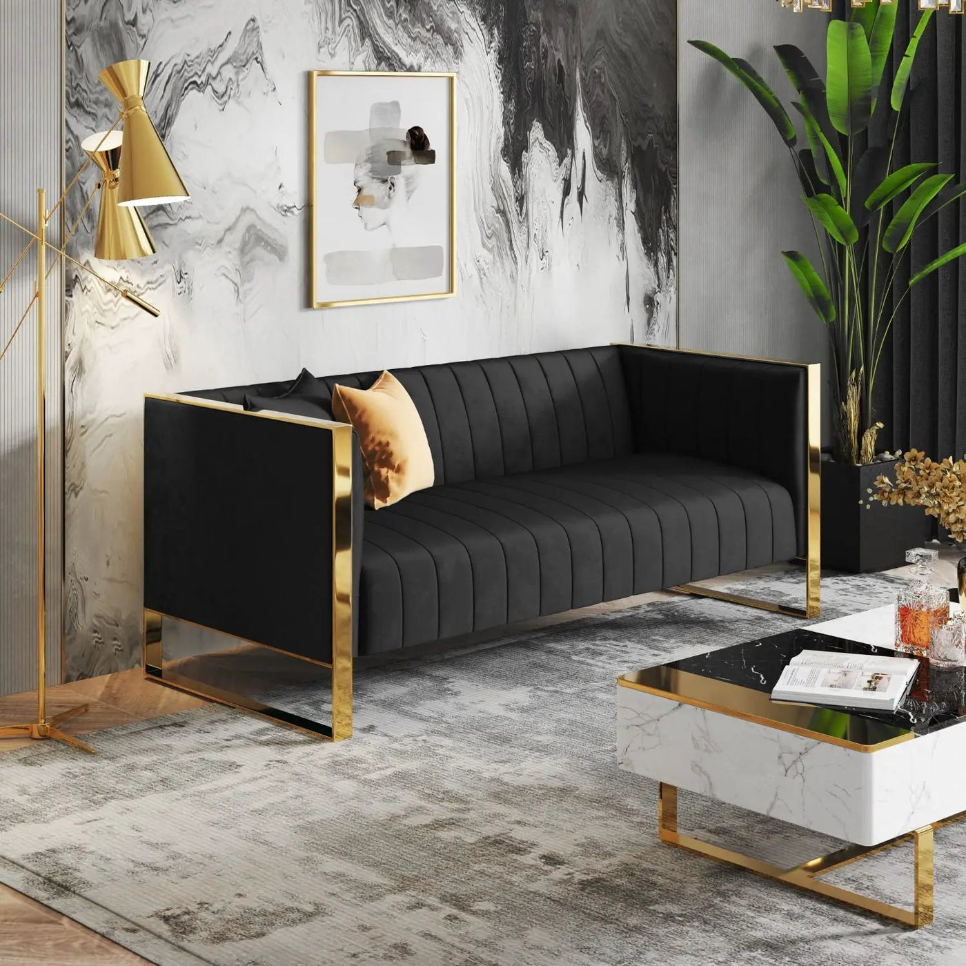 Trillium - 3 Seat Sofa by HouseOfZazla