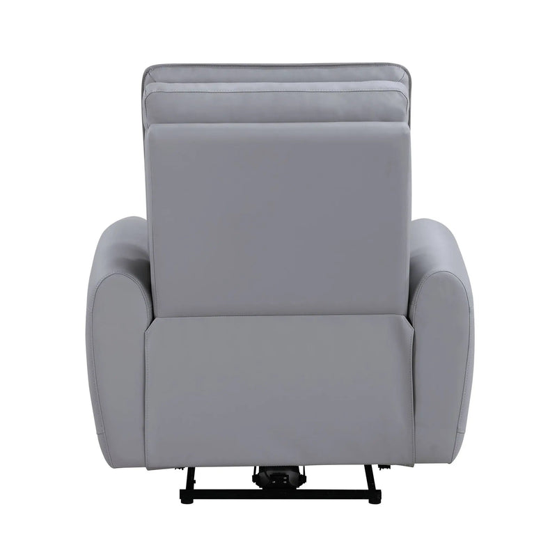 Jeromie - Power Motion Recliner With USB Port - Gray by Unique Piece Furniture