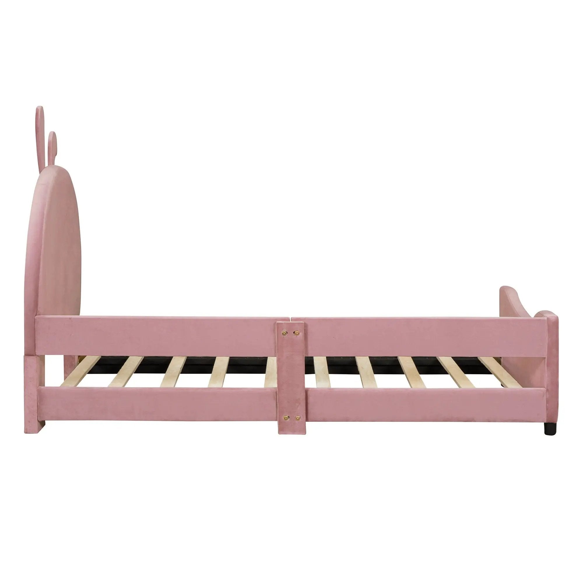 Upholstered Daybed With Rabbit Ear Shaped Headboard by Unique Piece Furniture