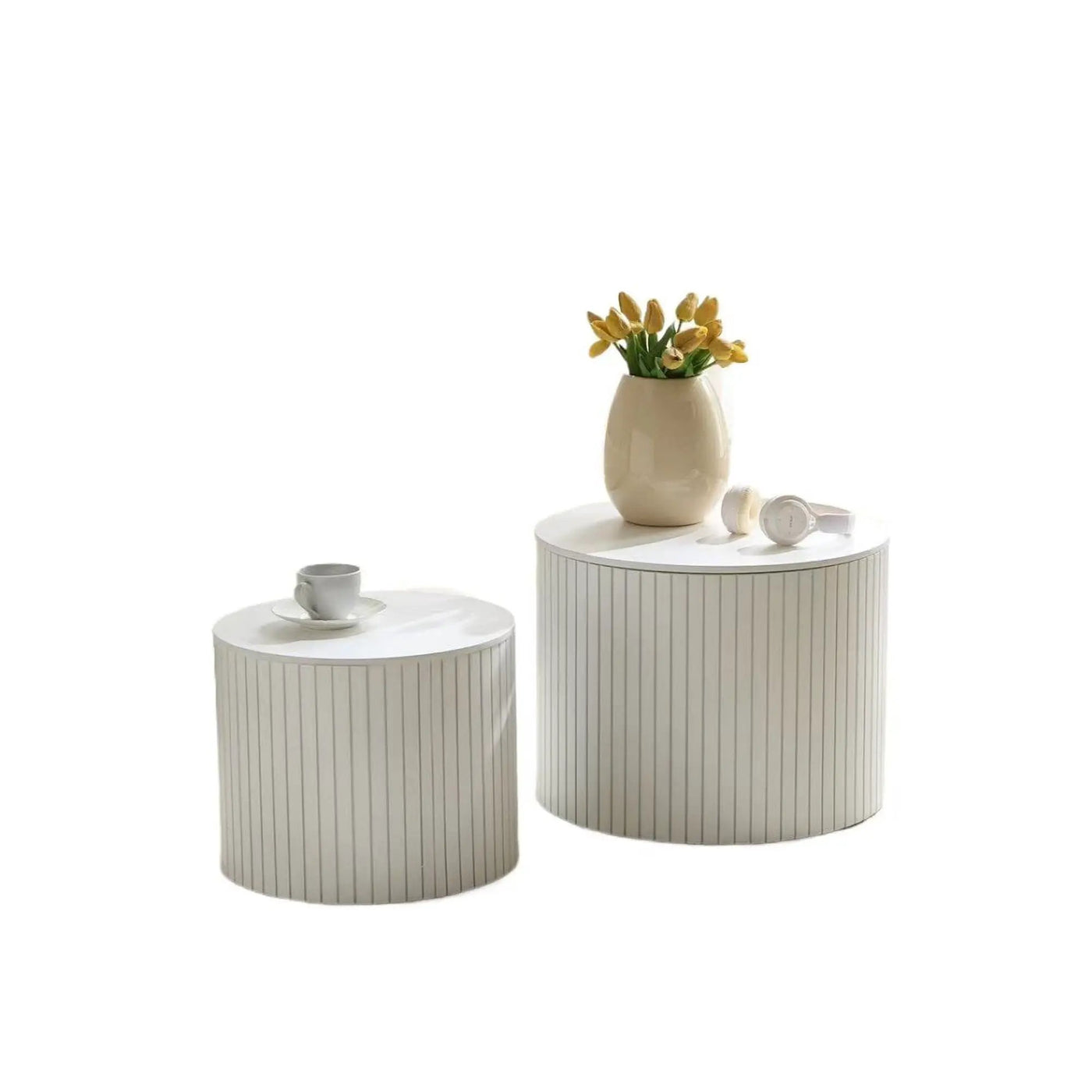 Handcrafted Nested Table Set, 2 Pieces by HouseOfZazla