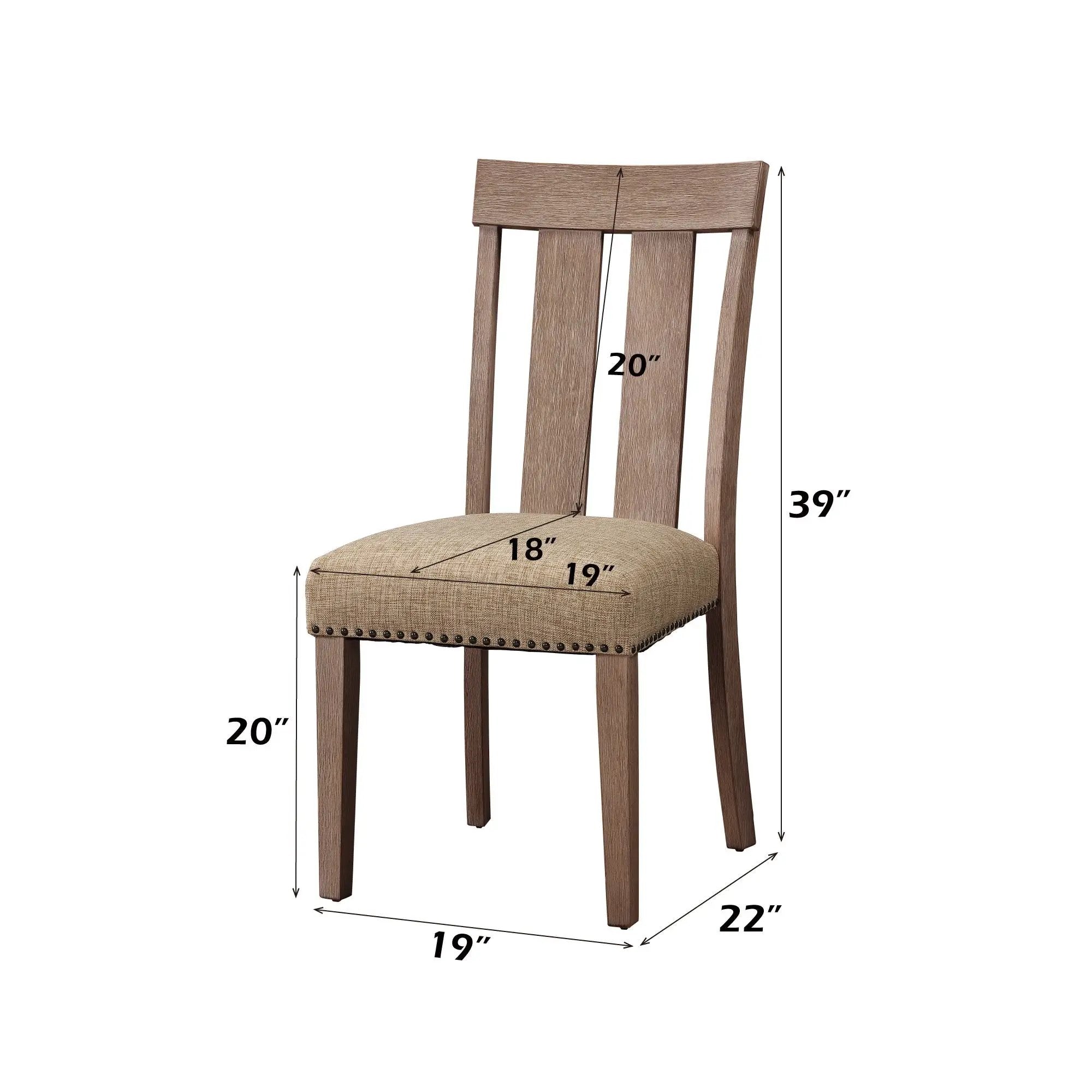 Nathaniel - Side Chair (Set of 2) - Maple by Unique Piece Furniture