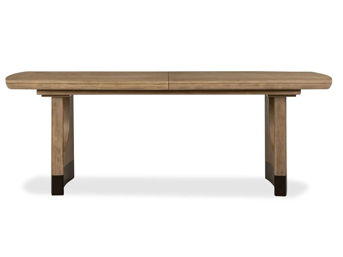 Tristan - Extendable Trestle Dining Table - Swiss Coffee, photo 3 of 7