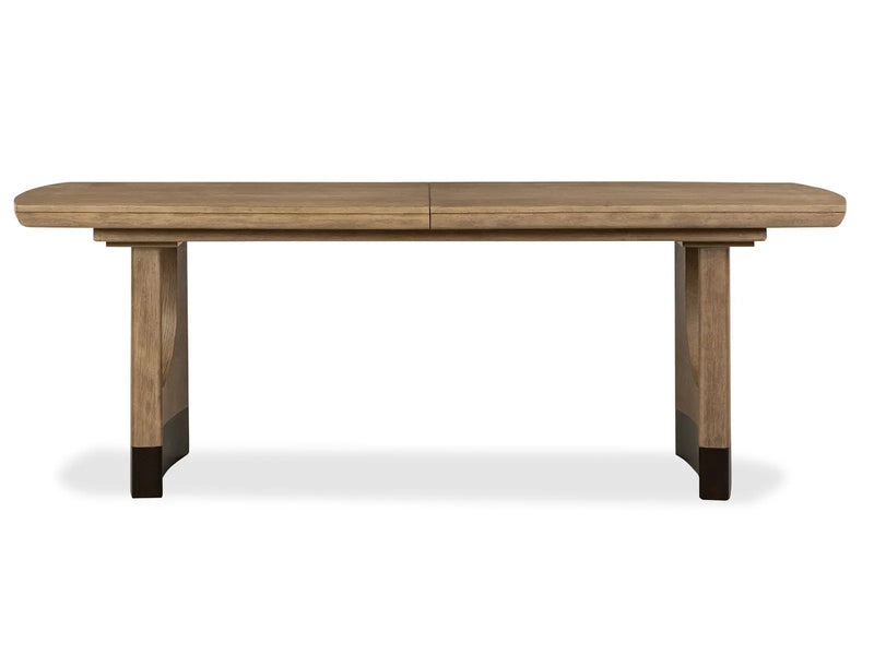 Tristan - Extendable Trestle Dining Table - Swiss Coffee, photo 3 of 7