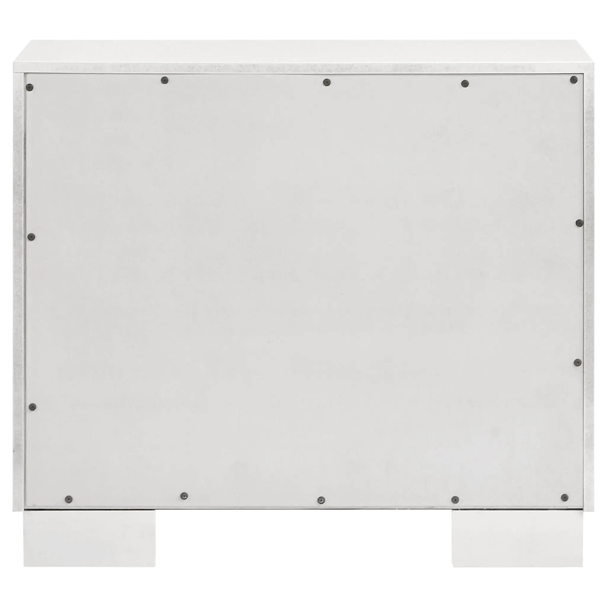 Jessica 2-drawer Nightstand Snow White by Unique Piece Furniture