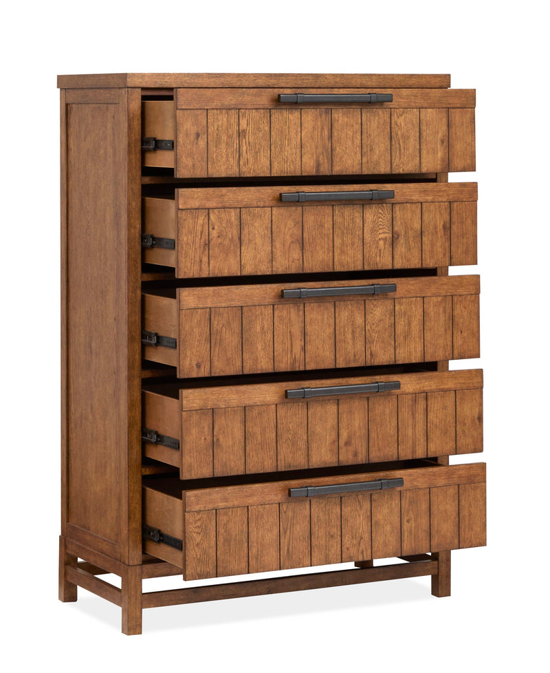 Conway - Drawer Chest - Honey Wheat, photo 4 of 6